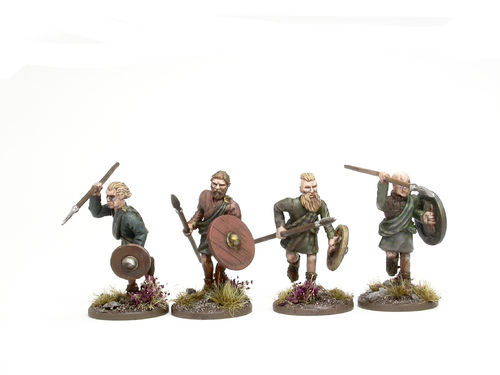 Scottish Clansmen with spears