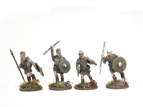 Scottish Clansmen with spears 2